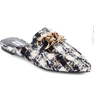 New Steve Madden Finn Chain Pointed Toe Mule
